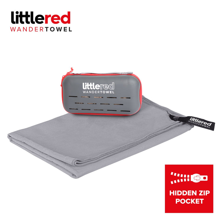 Little Red Microfibre WanderTowel