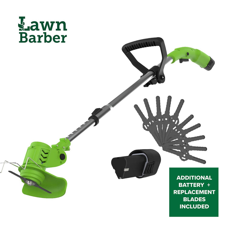 Lawn Barber Ultimate Bundle with Additional Battery + Blades