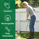 Lawn Barber 2-in-1 Trimmer and Edger + Additional Battery