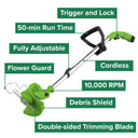 Lawn Barber 2-in-1 Trimmer and Edger + Additional Battery