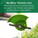 Lawn Barber 2-in-1 Trimmer and Edger + Additional Battery