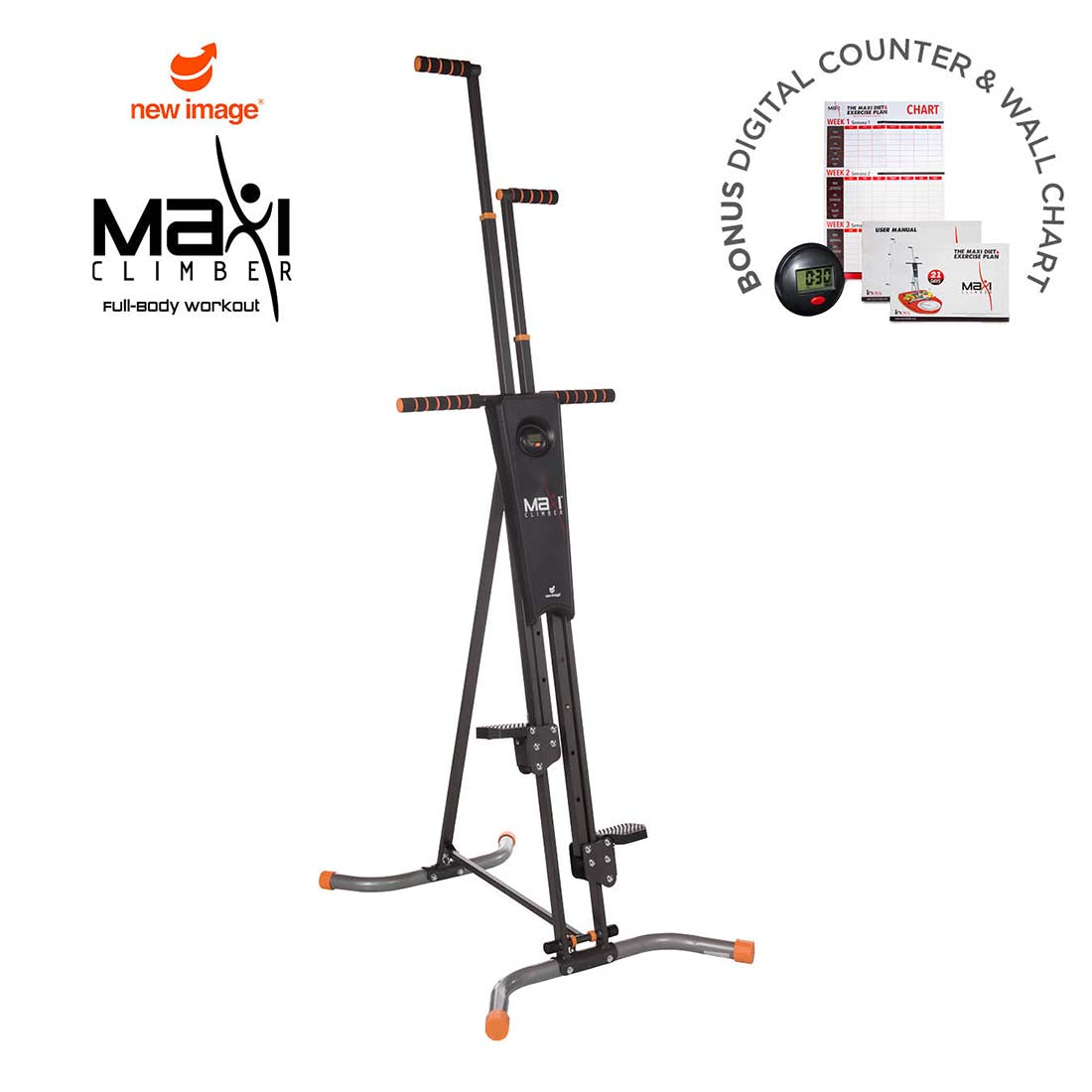 MaxiClimber Vertical Climbing Fitness System