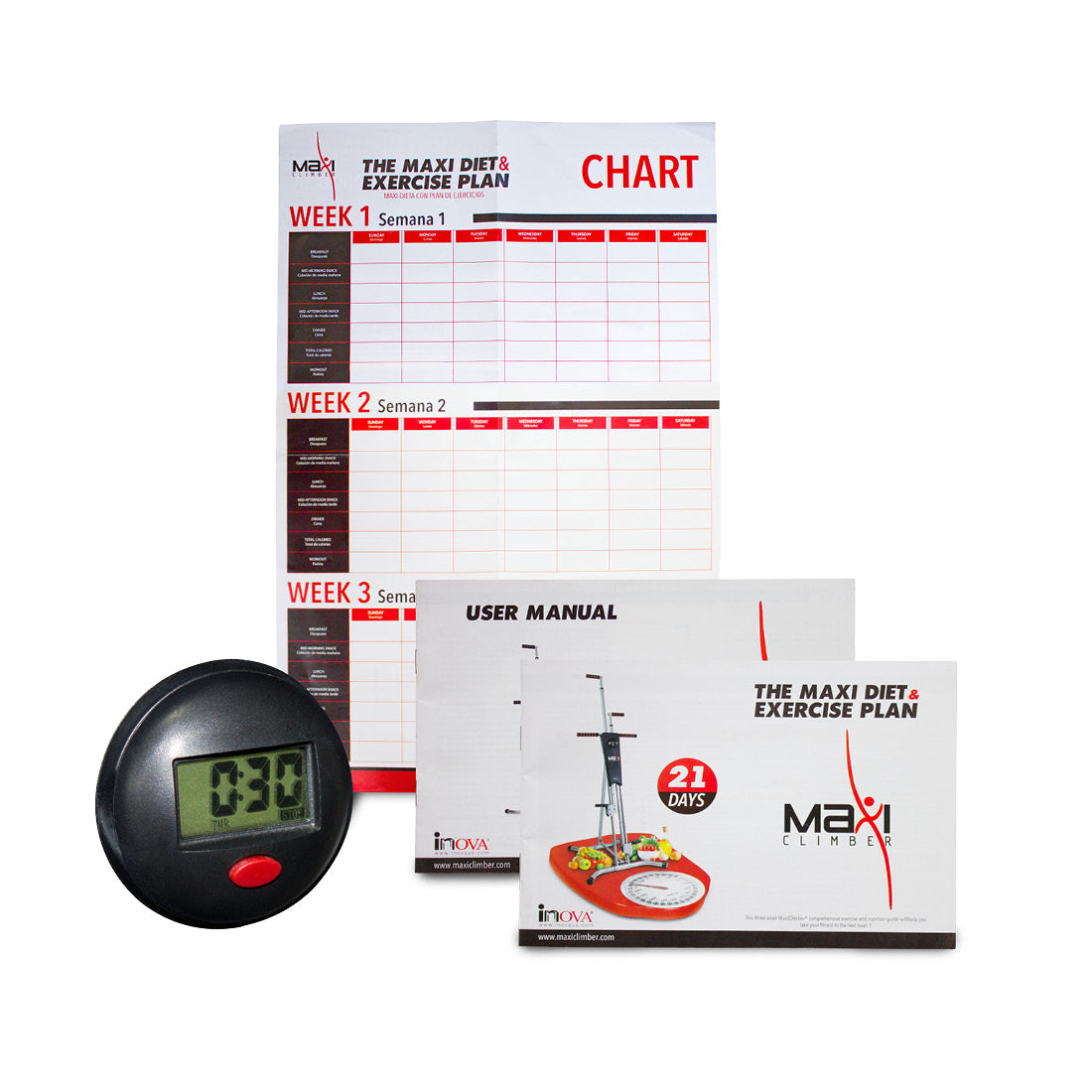 MaxiClimber Vertical Climbing Fitness System