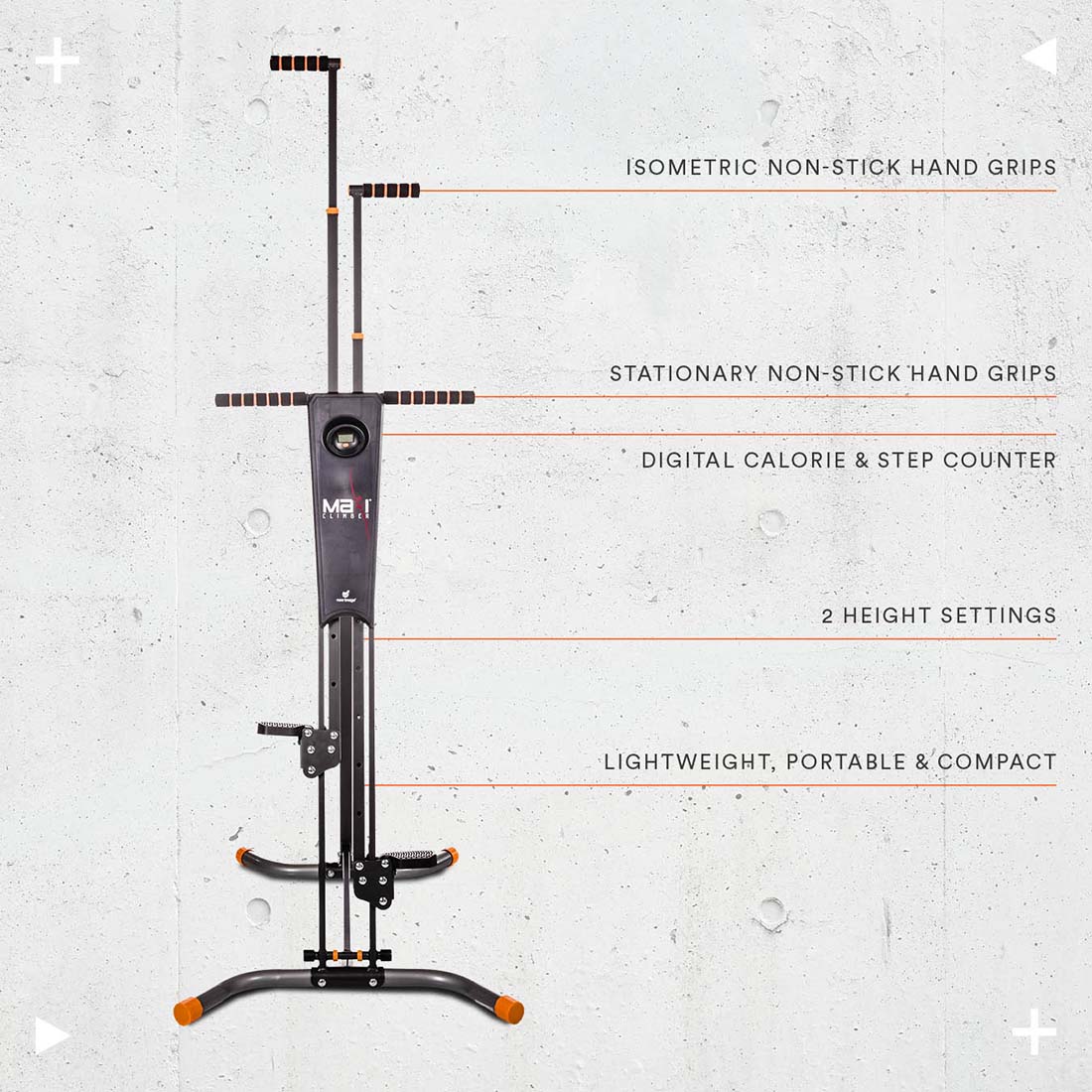 MaxiClimber Vertical Climbing Fitness System