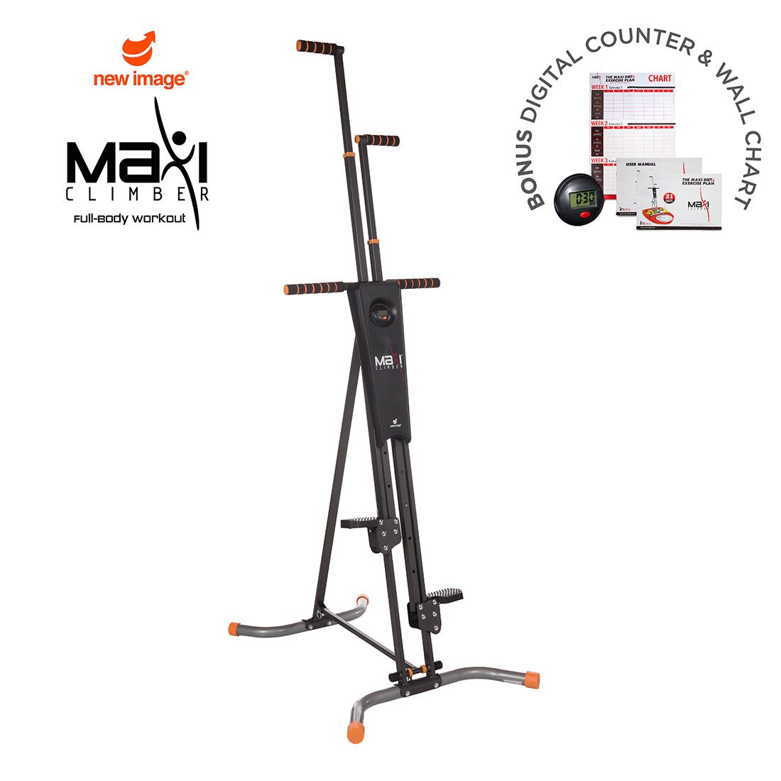MaxiClimber Vertical Climbing Fitness System by New Image