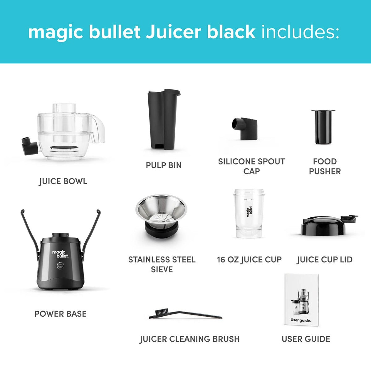 magic bullet Juicer 400W - Black