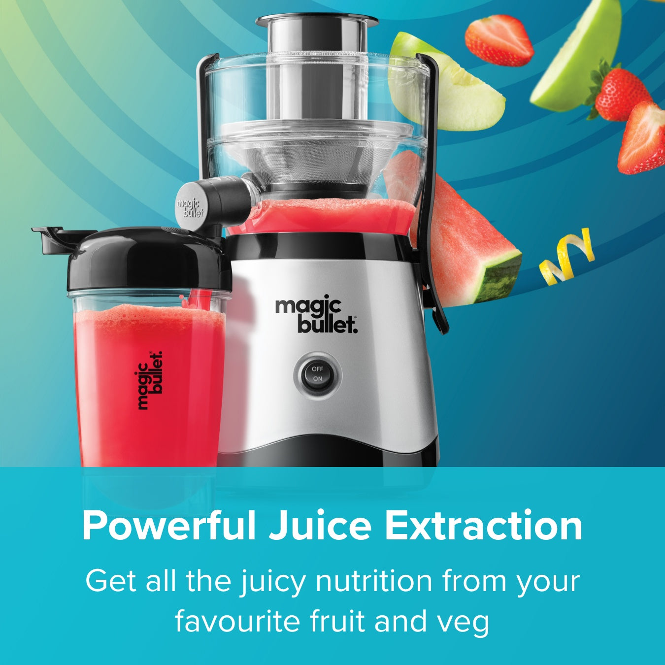 magic bullet Juicer 400W - Silver