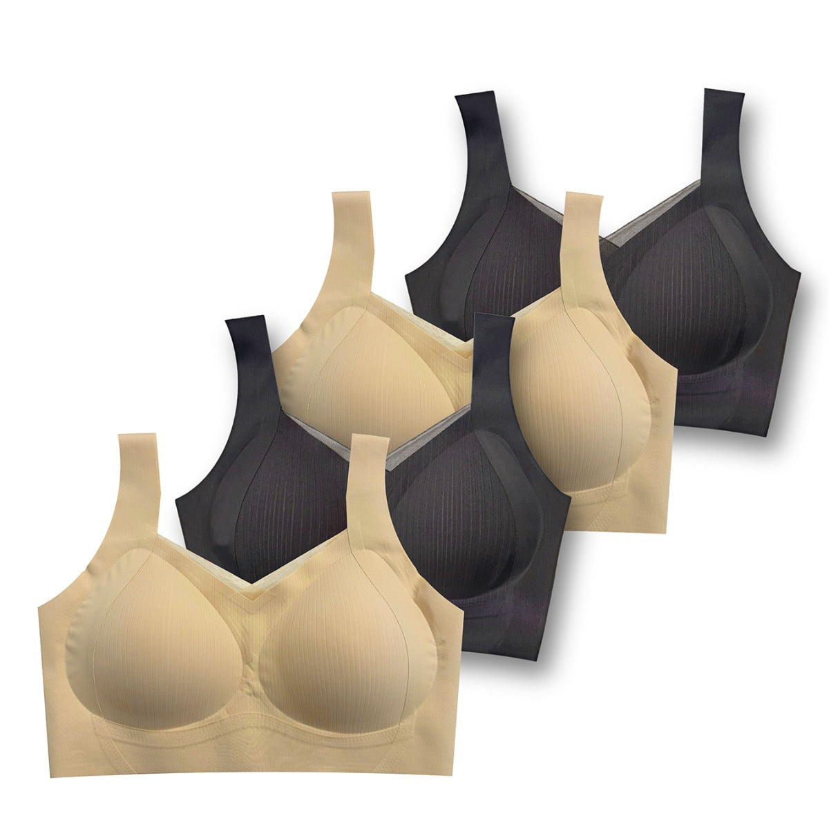 3-in-1 Shapewear Bra - 4 Pack