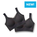 3-in-1 Shapewear Bra - 2 Pack Black