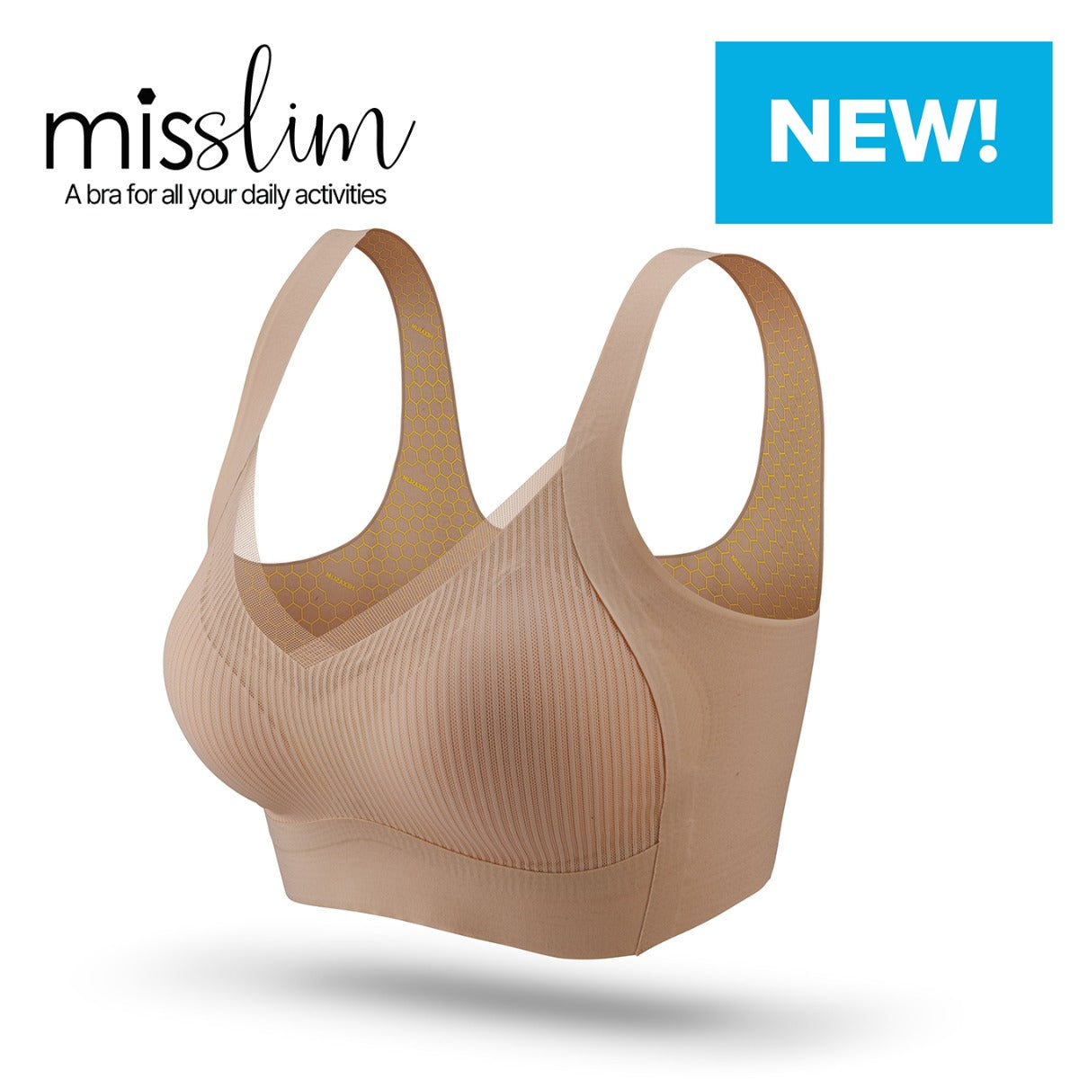 3-in-1 Shapewear Bra - Nude