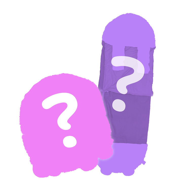 Mystery Character 2-in-1 Plush Toy and Sleeping Bag