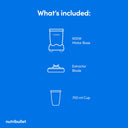 nutribullet 600 Series 3 Piece Starter Kit - Black