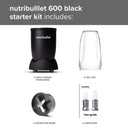 nutribullet 600 Series 3-piece Starter Kit - Black