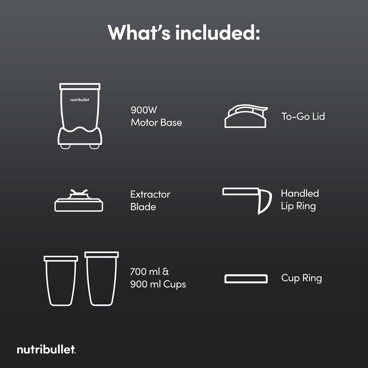 nutribullet x McLaren F1 Team 900 Series 6-Piece Kit