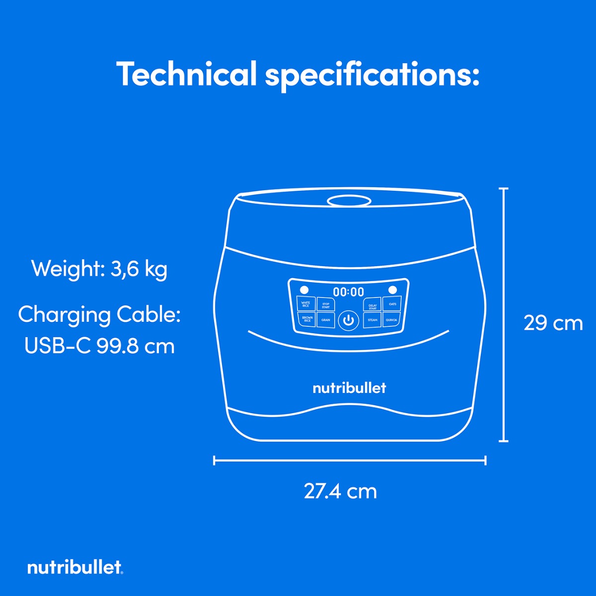 nutribullet EveryGrain Cooker