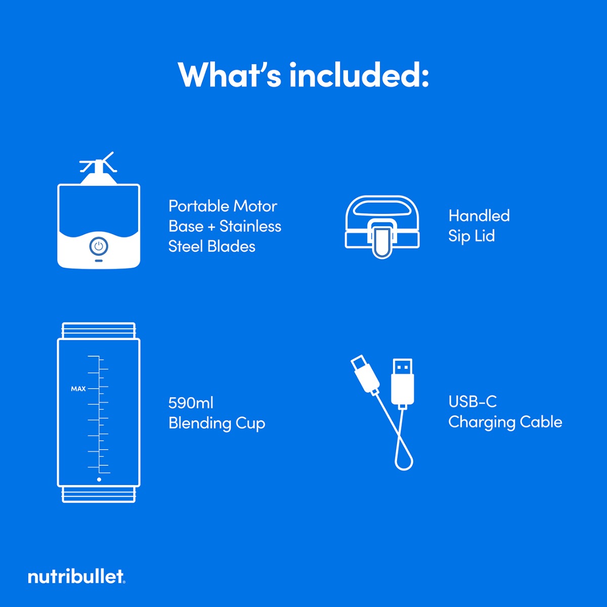 nutribullet Portable Blender - Black