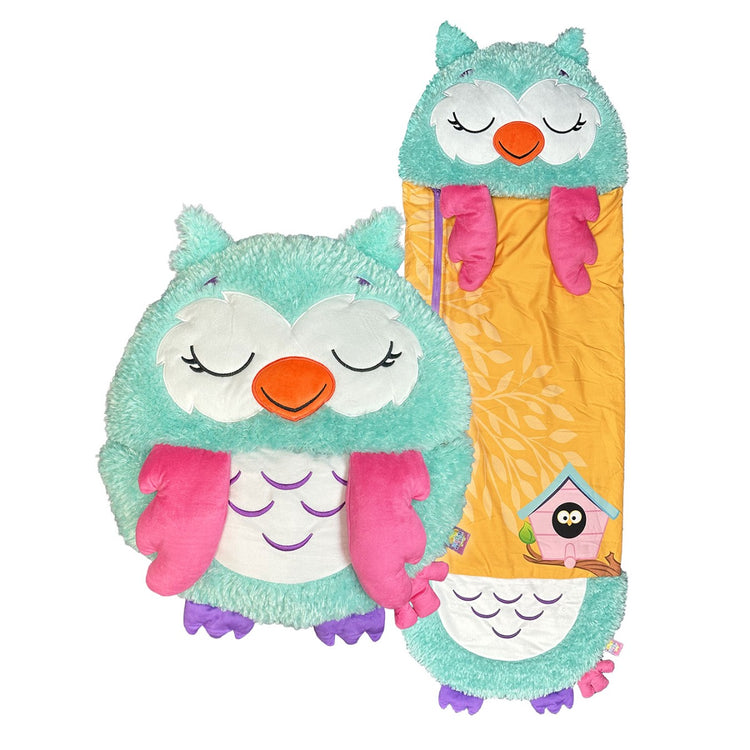 Owl 2-in-1 Plus Toy and Sleeping Bag