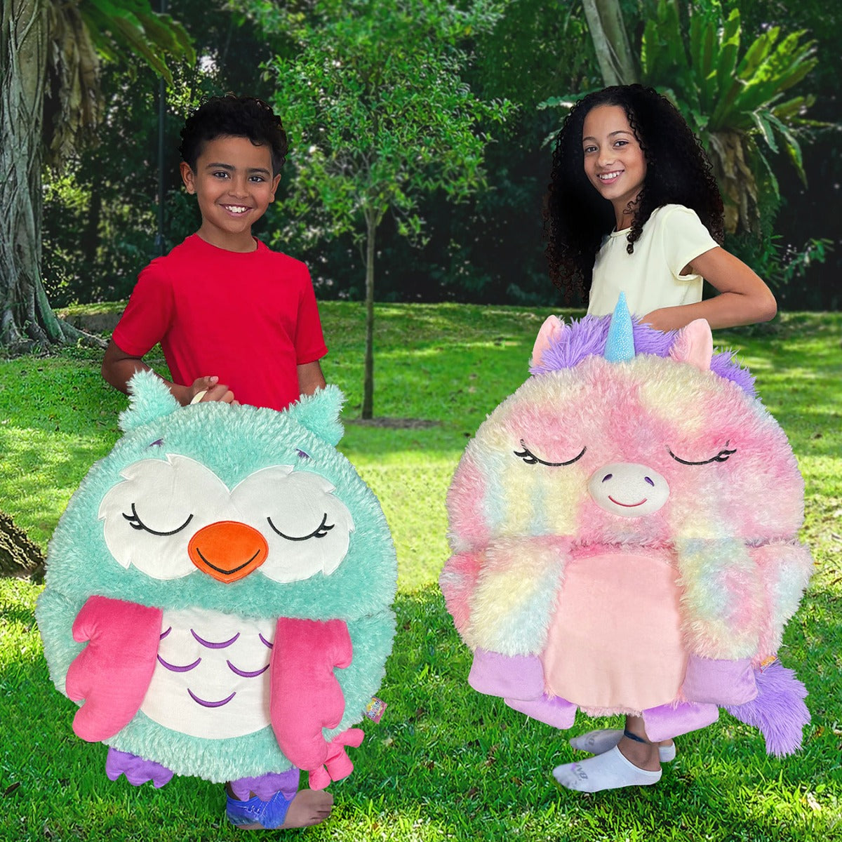 Owl 2-in-1 Plus Toy and Sleeping Bag - Medium 3-6yrs