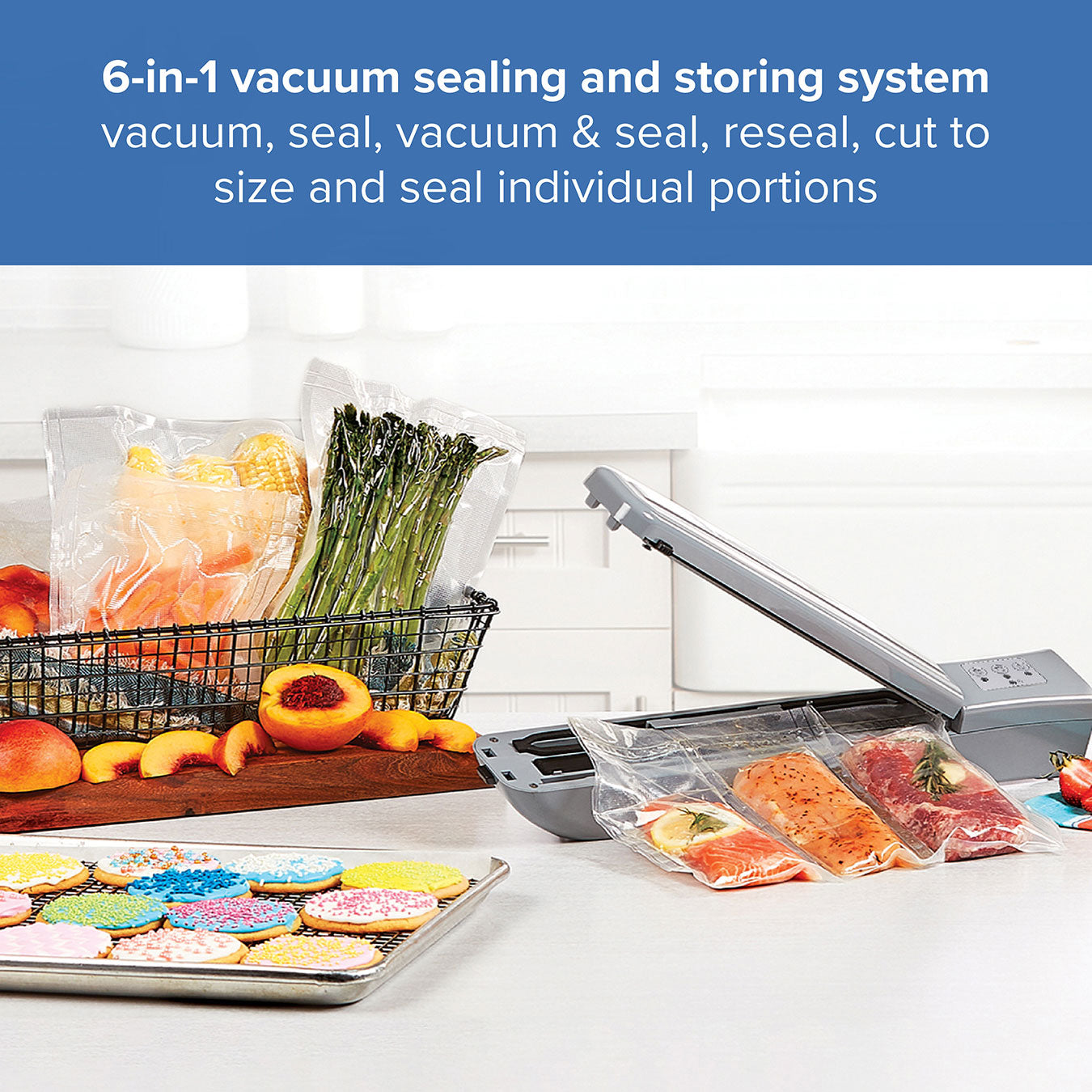The Money Saving Nutri-Sealer 6 in 1 Food Vacuum Sealer by Power XL