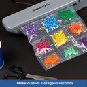 The Money Saving Nutri-Sealer 6 in 1 Food Vacuum Sealer Bag Roll Refill Kit - 4 x 6m Rolls