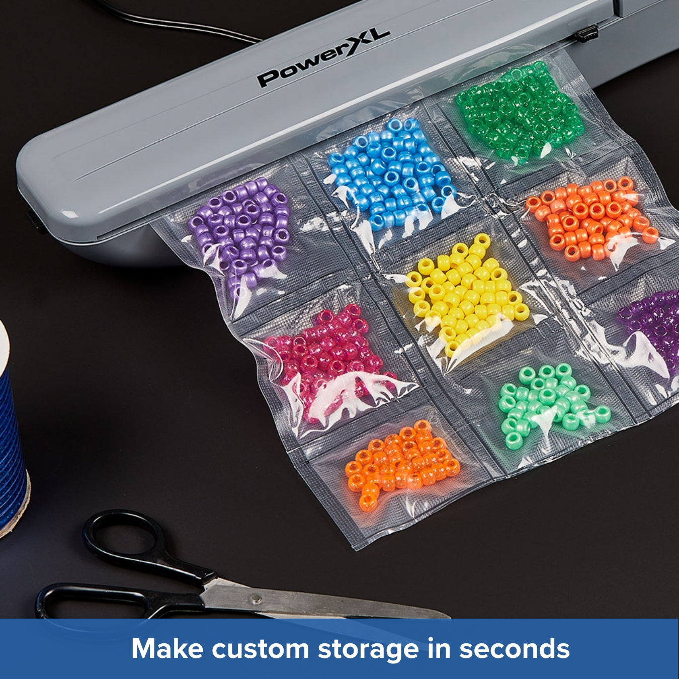 The Money Saving Nutri-Sealer 6 in 1 Food Vacuum Sealer Bag Roll Refill Kit - 4 x 6m Rolls