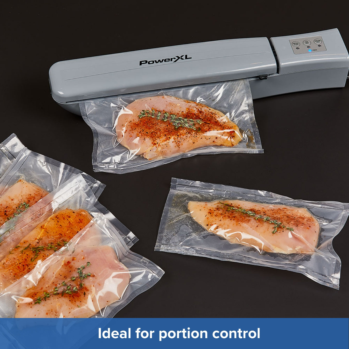The Money Saving Nutri-Sealer 6 in 1 Food Vacuum Sealer Bag Roll Refill Kit - 4 x 6m Rolls