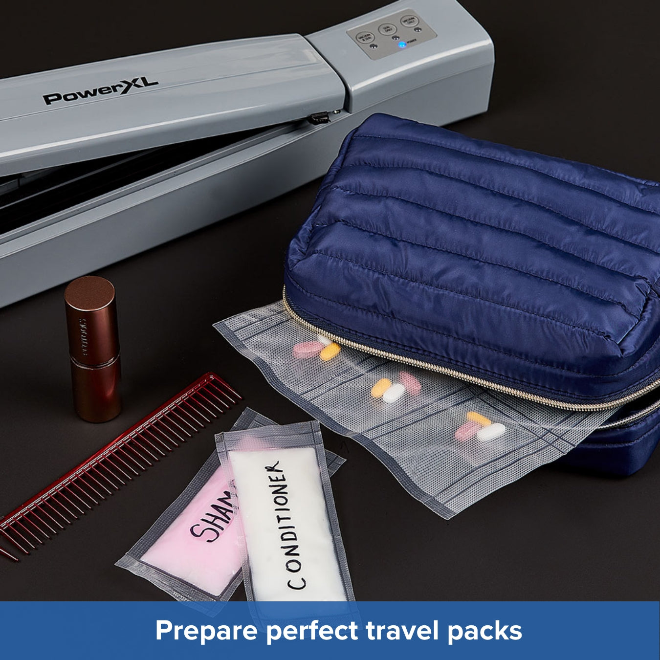 The Money Saving Nutri-Sealer 6 in 1 Food Vacuum Sealer Bag Roll Refill Kit - 4 x 6m Rolls