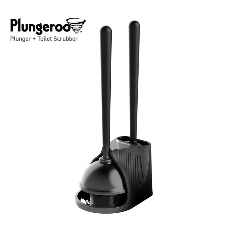 Plungeroo – Silicone Toilet Brush & Plunger Set