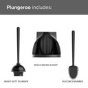 Plungeroo – Silicone Toilet Brush & Plunger Set