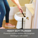 Plungeroo – Silicone Toilet Brush & Plunger Set