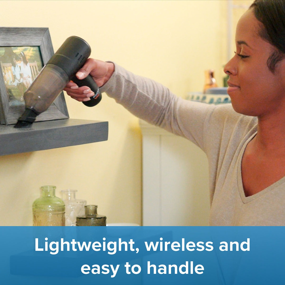Pocket Vac – 2-in-1 Handheld Mini Vacuum Cleaner