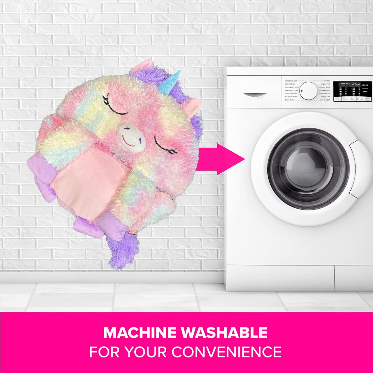 Rainbow Unicorn 2-in-1  Plush Toy and Sleeping Bag