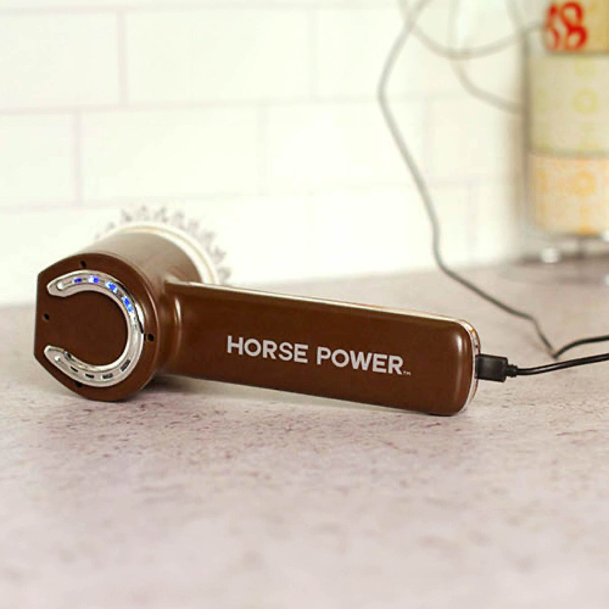 Ruby Horsepower – Handheld Portable Rechargeable Power Scrubber
