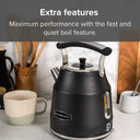 Rangemaster Classic 1.7L Quick Boil Kettle (Black)