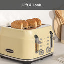 Rangemaster Classic 4 Slice Toaster (Cream)