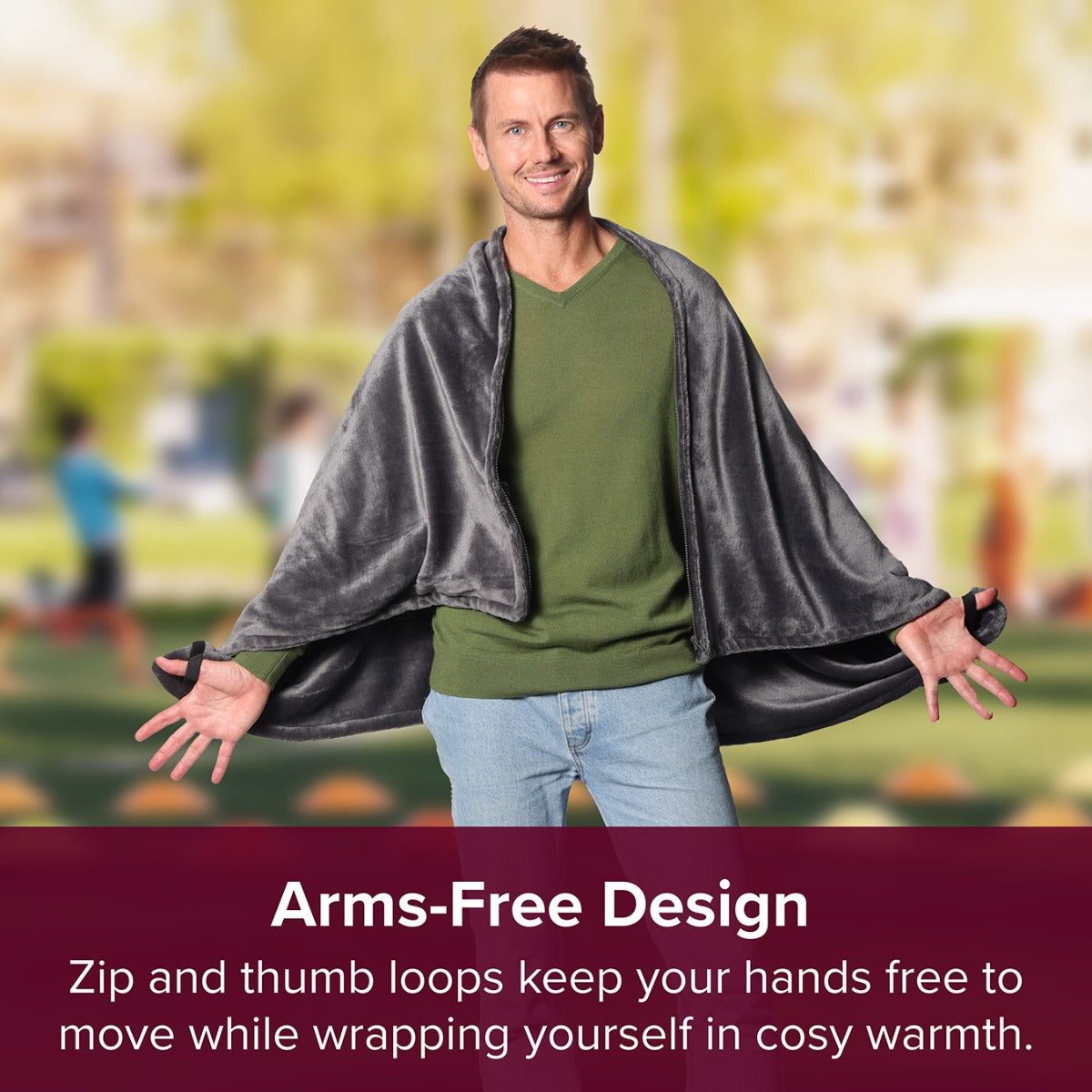 Twin Pack 2-in-1 Heated Shawl & Blanket with Rechargeable Battery Pack