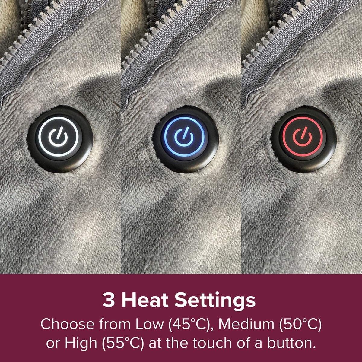 2-in-1 Heated Shawl & Blanket with Rechargeable Battery Pack