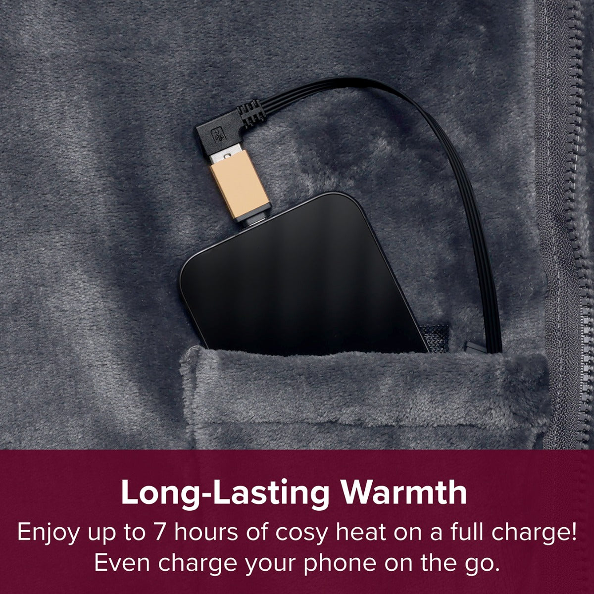 Twin Pack 2-in-1 Heated Shawl & Blanket with Rechargeable Battery Pack
