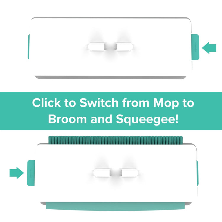 Spring & Spruce Click Switch Mop – 6-in-1 Cleaning System