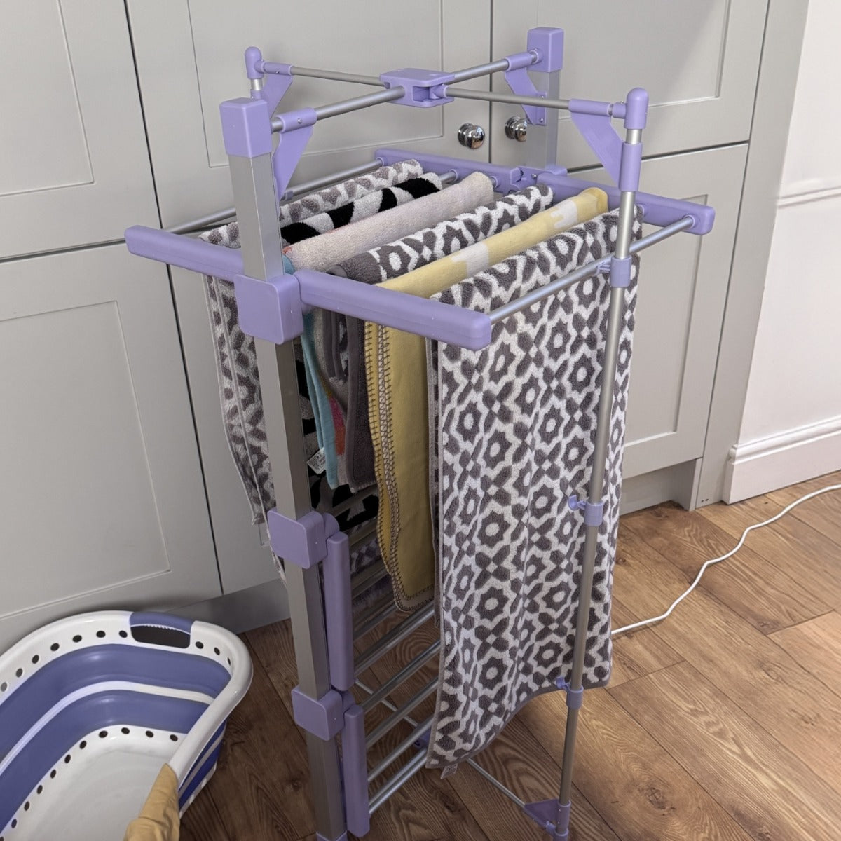 Speedi Dry - Compact 3-Tier Heated Airer with Free Insulated Cover
