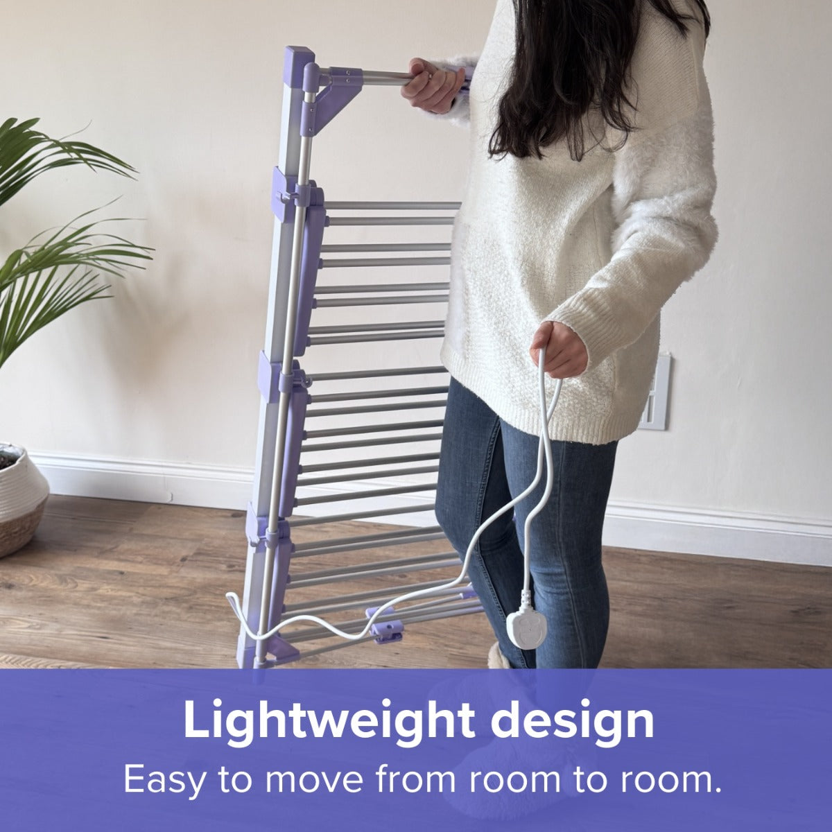 Speedi Dry - Compact 3-Tier Heated Airer with Free Insulated Cover