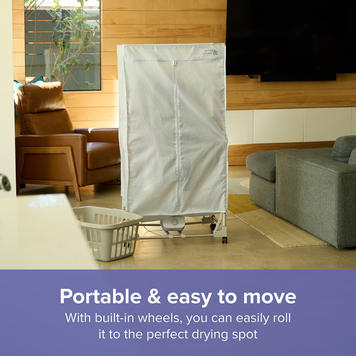 The Rapid Dry Master System by Spring & Spruce – Controlled Heated Airer with Insulated Cover