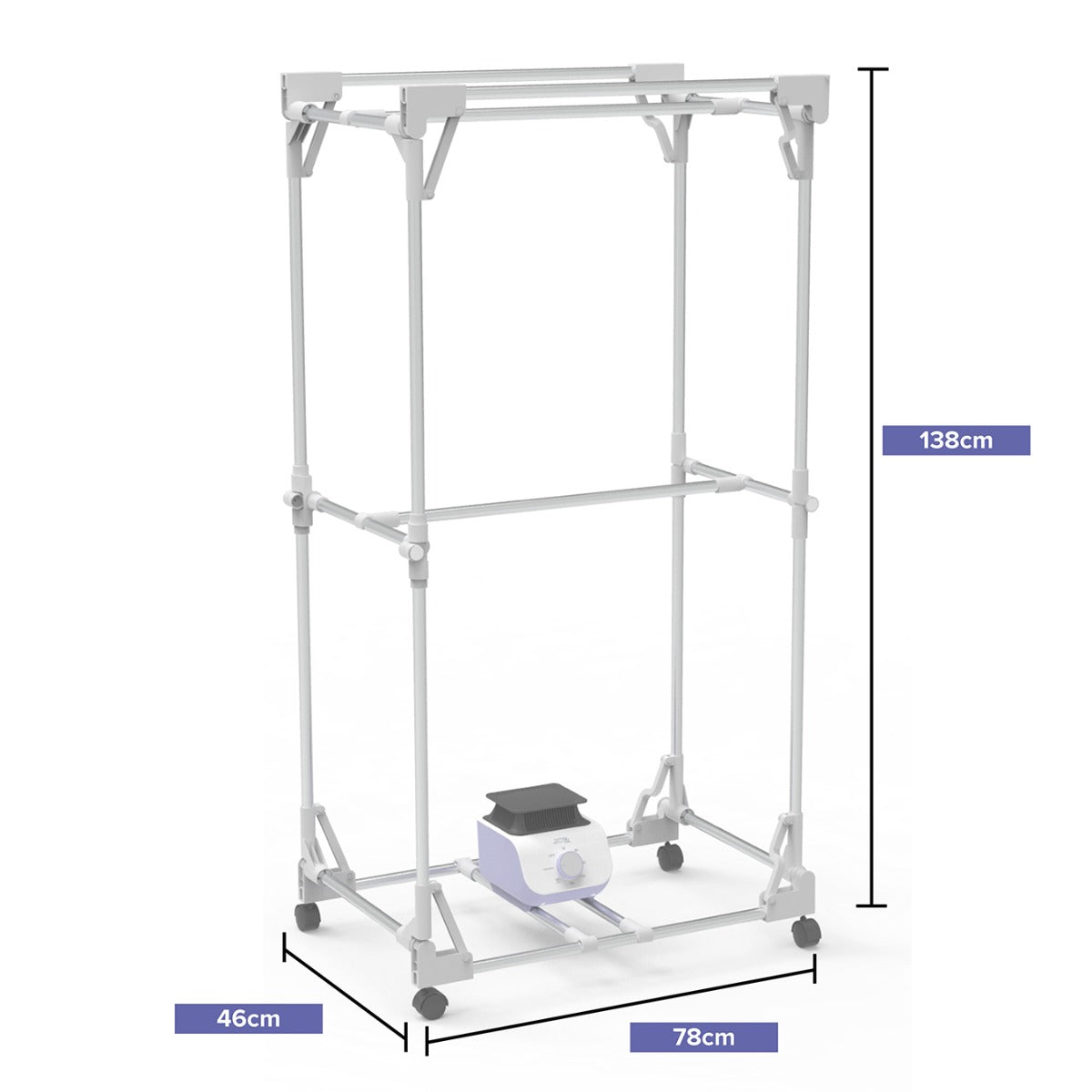 The Rapid Dry Master System by Spring & Spruce – Controlled Heated Airer with Insulated Cover