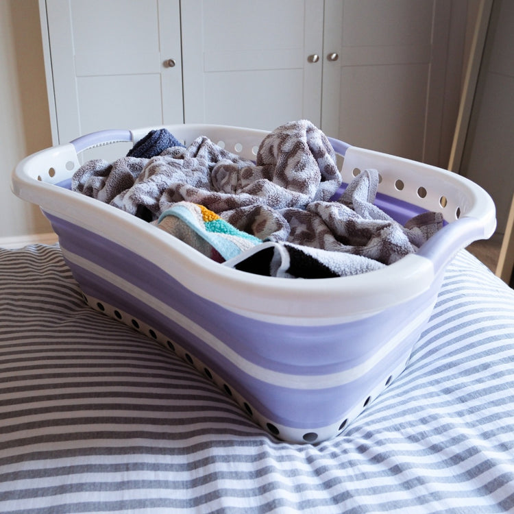 Hip Hugging Collapsible Laundry Basket