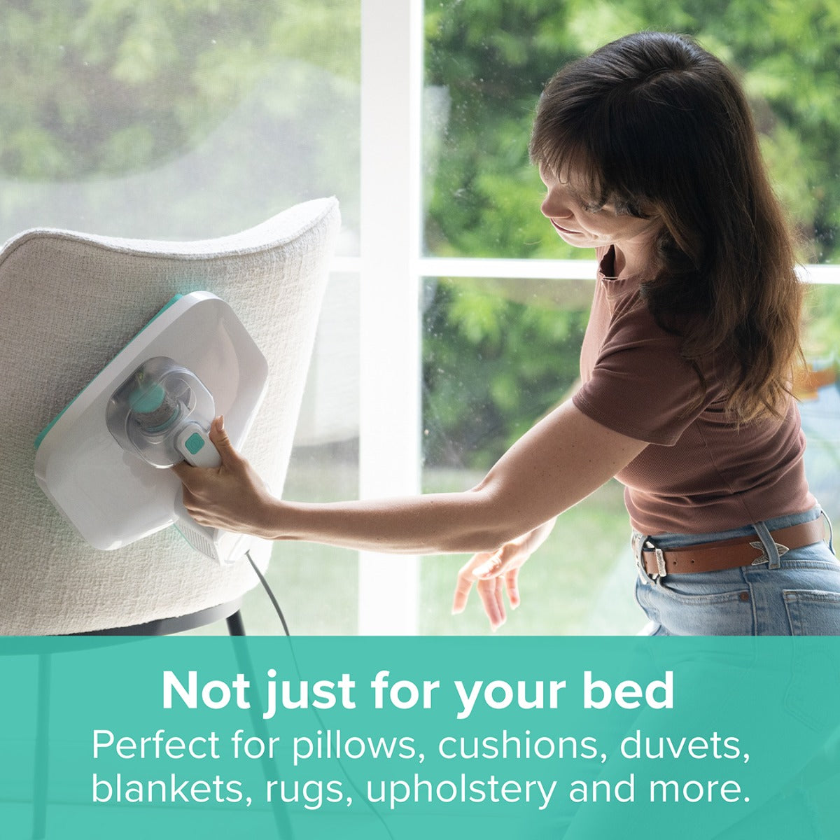 Spring & Spruce Mattress Maid – Handheld UV-C Bed Vacuum