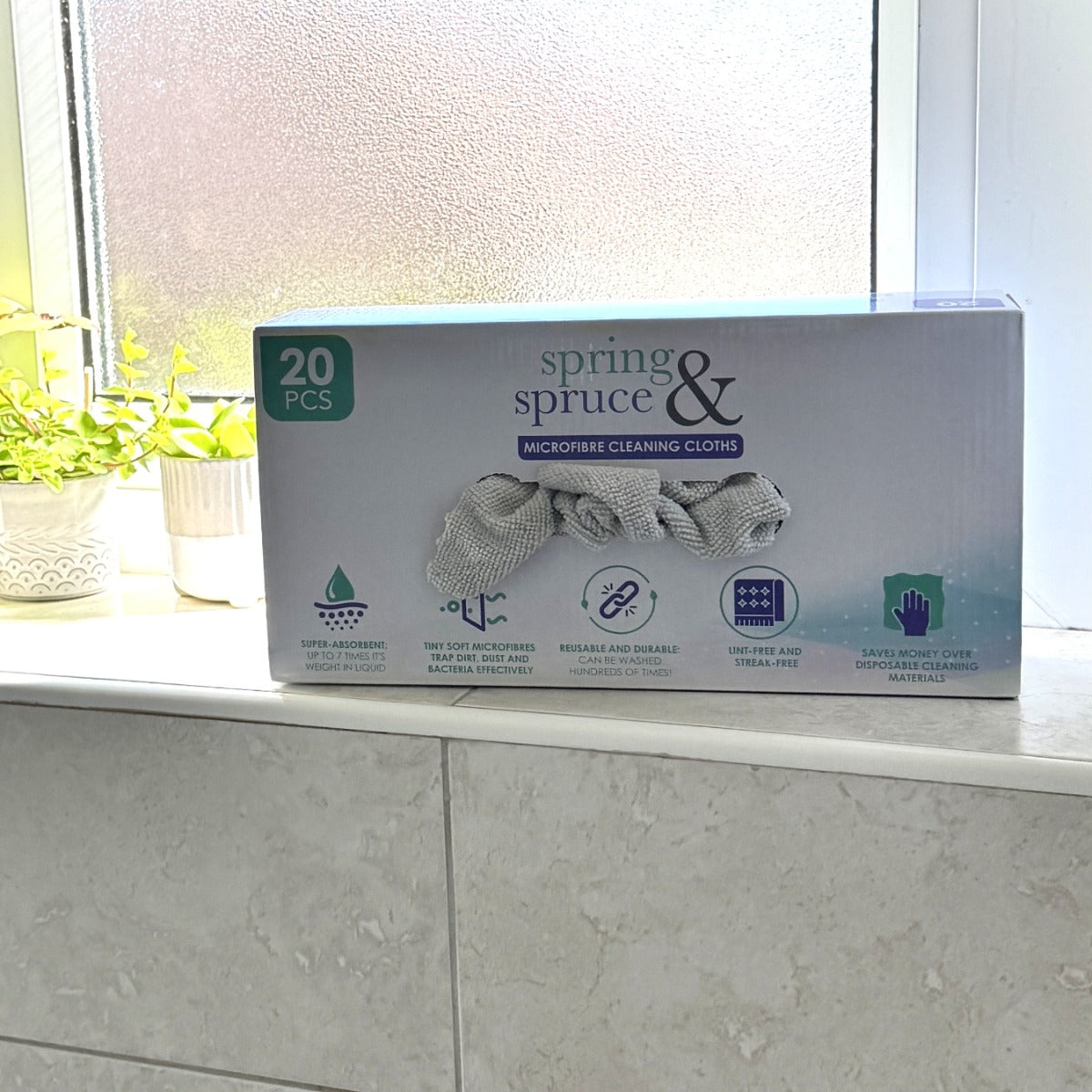 Box of 20 Microfibre Cloths