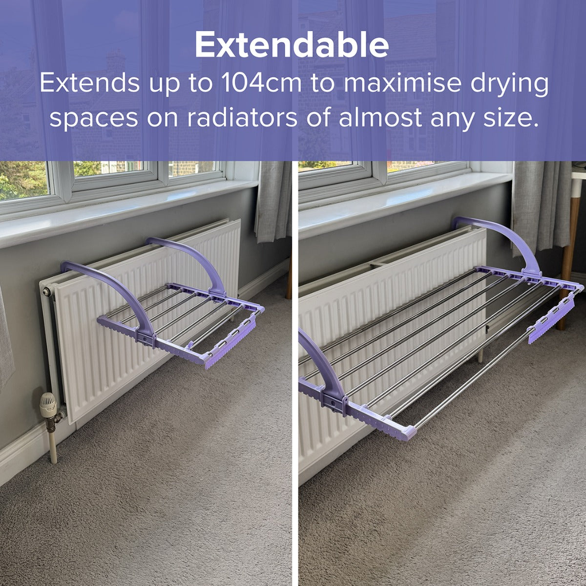 Speedi Dry Extendable Over Radiator Airer