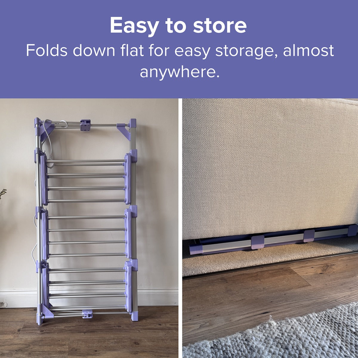 Spring & Spruce Speedi Dry Compact – 3-Tier Heated Airer with Bonus Insulating Cover