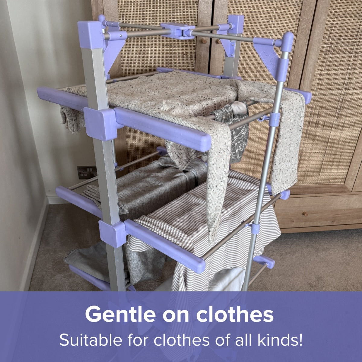 Speedi Dry - Compact 3-Tier Heated Airer with Free Insulated Cover