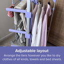 Spring & Spruce Speedi Dry Compact – 3-Tier Heated Airer with Bonus Insulating Cover